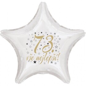 73. narozeniny balónek hvězda Balonky.cz 73. narozeniny balónek hvězda Balonky.cz