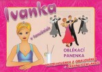 Ivanka v tanečních - oblékací panenka - vystřihovánka a omalovánka + škola líčení navíc