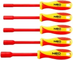 NEO TOOLS Sada izolovaných nástrčných šroubováků / Sada šroubováků / 5 ks