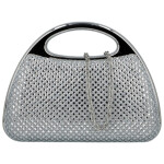 Luxusní dámská plesová kabelka Michelle Moon Selwix, stříbrná