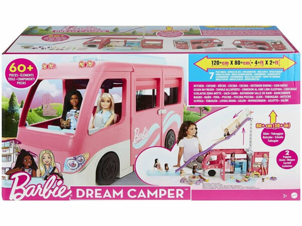 Barbie karavan snů s obří skluzavkou - Mattel Barbie