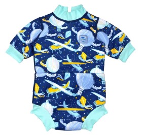 Splash About Baby neoprén body Happy Nappy - Up in the Air, velikost: XL (12-24měs)