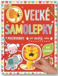 Veľké samolepky a maľovanky pre malé ruky Divé zvieratá