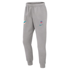 Nike Pánské tepláky Miami Dolphins NFL 2024 Sideline Club Jogginghose Velikost: S