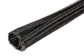 Roline Pás na svazování kabelů černá / Organizátor kabelů / PVC / 2,5 m (19.08.3160)
