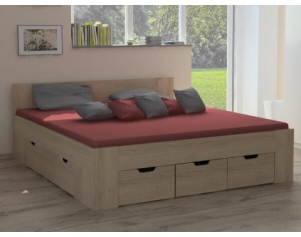 Postel Astral 140x200 cm, dub sonoma