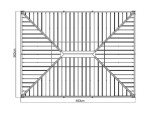 Sojag Messina 12x16 363x483x307 cm antracit