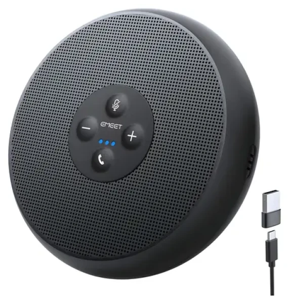 EMEET OfficeCore M1A / Konferenční reproduktor / USB-C / Mikrofon 360° / Až 8 účastníků (E1102)