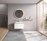 DURAVIT - DuraSquare Umyvadlová mísa 60x34 cm, DuraCeram, s WonderGliss, alpská bílá 23556000001