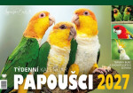 Kalendář 2027 Papoušci - stolní, týdenní - Alena Winnerová