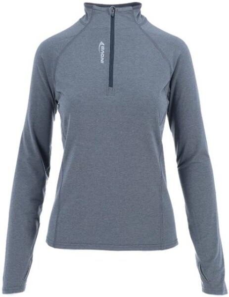 Mikina INOV-8 ACTIVE HZ MIDLAYER W 001444-gy-001 - Inov-8 Běžecká mikina INOV8 ACTIVE HZ MIDLAYER W - šedá Velikost textilu: 34