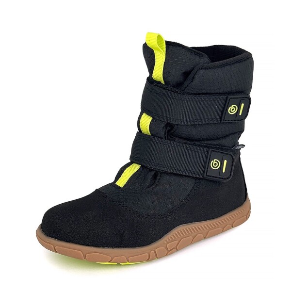 Chlapecké zimní barefoot boty s membránou VIKI Black Bugga B00212-10 - 27