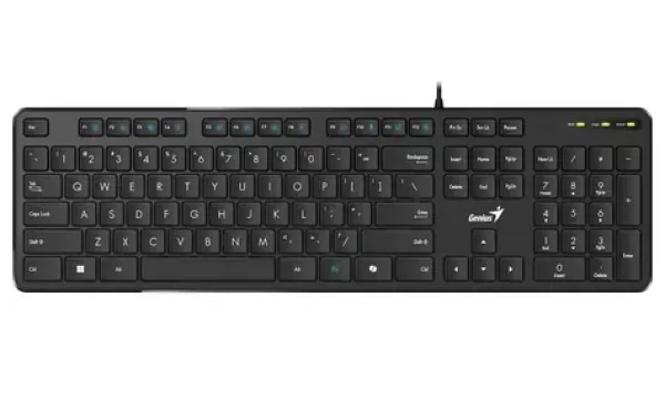 GENIUS Slimstar M200 Copilot černá / Kancelářská klávesnice / drátová / USB / CZ+SK layout (31310019409)