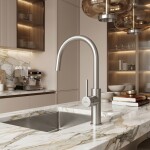 REA - Kuchyňská baterie Rivo Brush Nickel REA-B9340