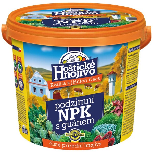 Hoštické podzimní NPK s guánem 4,5 kg