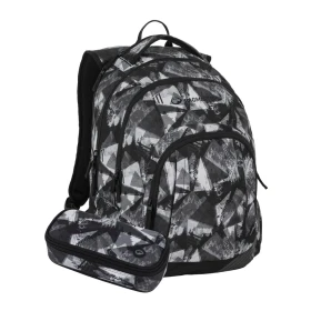 Bagmaster LINCOLN 26 A studentský set – černo-bílý Vícebarevná 40 l 191830