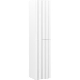 MEXEN/S - Rivel koupelnový sloup 35, 2 dvířka, reliéf, bílá mat 91A21-03016-2-BF01