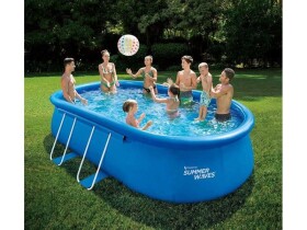 Summer Waves Nafukovací bazén s filtrací – Quick Up (š. 3,05 × d. 5,49 × v. 1,07 m)