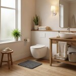 WC předložka SAT Vision 40x50 cm antracit SATDPREDWCAN SATDPREDWCAN