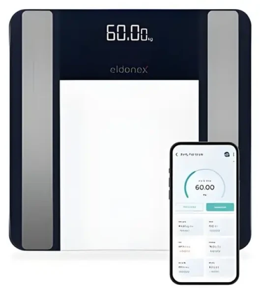 Eldonex BodyFit Pro černá / Osobní váha / Digitální (EBS-1020-BK)
