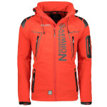 Geographical Norway pánská sportovní bunda Techno MEN 056 BS3 s nastavitelnou kapucí nepromokavá červená (WU1060H/GN) pánské s