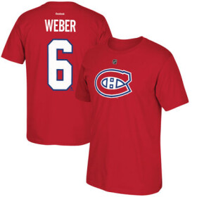 Reebok Pánské Tričko #6 Shea Weber Montreal Canadiens Velikost: S