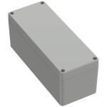 TRU COMPONENTS TC-10860940 univerzální pouzdro 191.80 x 75.10 x 75.30 ABS světle šedá 1 ks