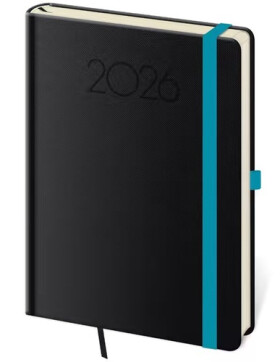 Diář 2026 denní A5 Praga - černá