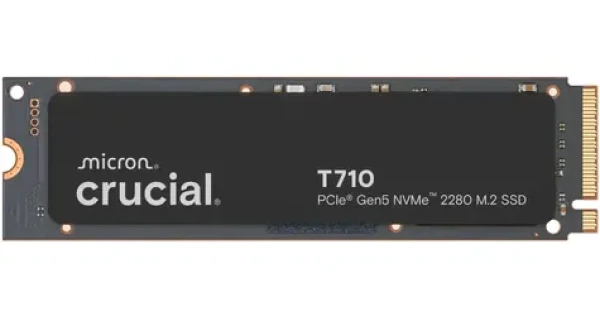 Crucial T710 2TB / M.2 SSD 2280 / PCIe 5.0 / R:14500MBs / W:13800MBs / 5y (CT2000T710SSD8)