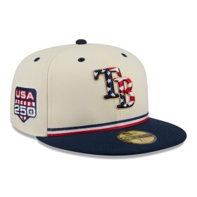 New Era Pánská kšiltovka Tampa Bay Rays MLB 2026 4th of July USA 250 59FIFTY Fitted Velikost: 7 1/2