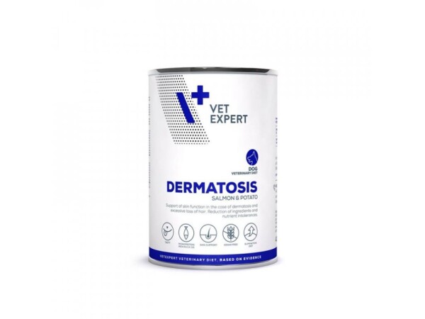 Vetexpert Konzerva Dermatosis Dog (Losos & Brambory) 400g