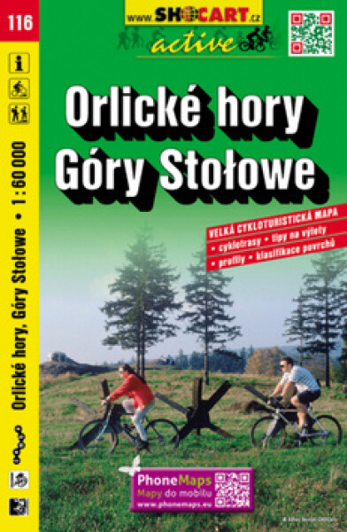 Orlické hory, Góry Stolowe 1:60 000