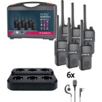 Midland Midland G7 Pro 4x set, PMR446 2x charger, 4x MA24-L headset C1090.19 PMR radiostanice sada 4 ks