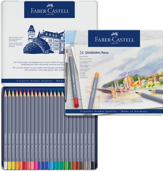 Faber Castell, Goldfaber Aqua, 114624, sada 24 ks