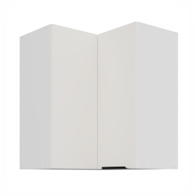 Horní rohová skříňka Aria 60x60 GN-72 2F (90°) Barva korpusu: Bílá, Barva dvířek: WH - Crystal white AFM