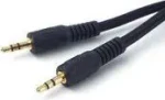MicroConnect Slim audio kabel 3-pin Jack 3.5mm - Jack 3.5mm 0.5m černá (AUDLL05)