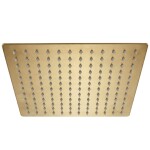 REA - Čtvercová hlavová sprcha JS-P015BG 30cm Brush Gold REA-P0616
