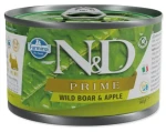 ND Prime Dog Wild Boar Apple Mini 140 g / Konzerva pro psy / dospělá malá plemena / bez obilovin (L4-02253)