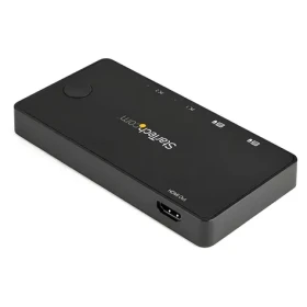 StarTech 2-portový USB-C KVM přepínač / KVM přepínač / HDMI 2.0 / 4K 60Hz / USB-C hybrid (SV211HDUC)