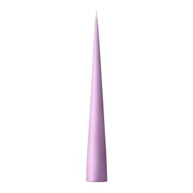 Ester & erik Svíčka Cone 37 cm – 07 Crocus Delight, fialová barva, vosk