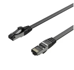 Sconn Flexline černá / Patch kabel / Cat.8.1 / U/FTP / Plochý / 0,25 m (FL31-43005)