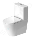 DURAVIT - D-Neo WC kombi mísa, Vario odpad, Rimless, HygieneGlaze, bílá 2002092000