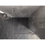 MEXEN/S - Lunar L sprchový kout dveře křídlové pravá 70 x 70, transparent, chrom 834L-070-070-01-00-P