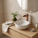 REA - Umyvadlová baterie Laguna Brush Copper vysoká REA-B8121