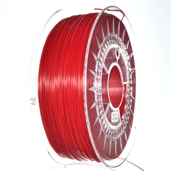 PLA filament 1,75 mm červená hot Devil Design 1 kg