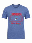 Outerstuff Dětské Tričko New York Rangers Goal Tender Ss Triblend Tee Velikost: Dětské let)
