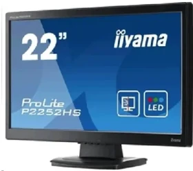 22 IIYAMA P2252HS / LED / 1920 x 1080 / TN / 16:9 / 5ms / 5M:1 / 225cd-m2 / DVI+HDMI+VGA / VESA / repro / Černý (E2273HDS-B1)