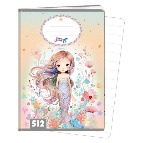 Sešit A5, 10 listů, typ 512 Mermaid