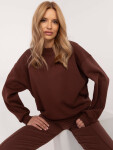 Mikina CLM BL 1280.22 hnědá XL