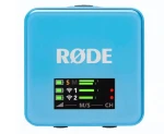 Rode Wireless GO Gen 3 modrá / bezdrátový mikrofonní systém / 2x vysílač a 1x přijímač / 3.5mm jack / USB-C (WIGOGEN3BLU)